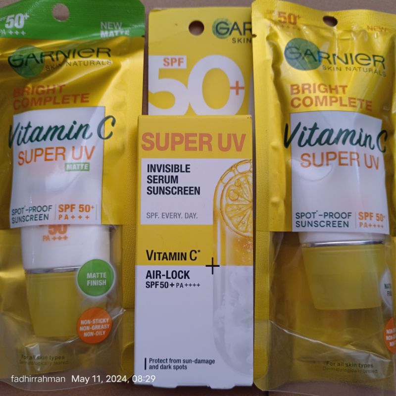 garnier super uv sunscreen 30ml