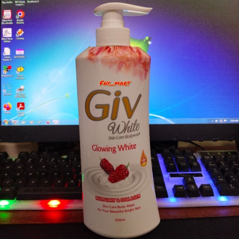 GIV Sabun Mandi Cair Botol 550ml Pump | GIV Bodywash 550ml Botol