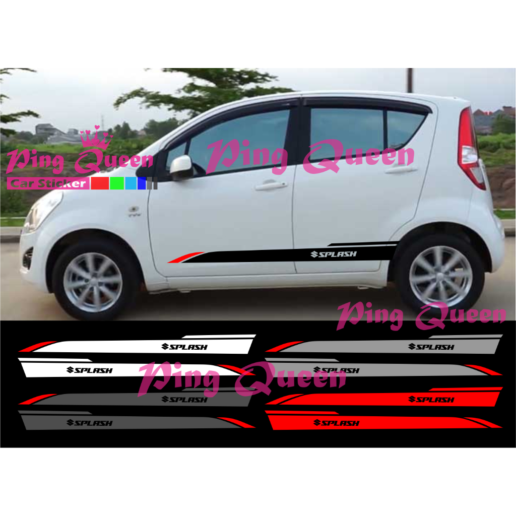 CUTTING STICKER MOBIL SPLASH STICKER LIST MOBIL SUZUKI SPLASH