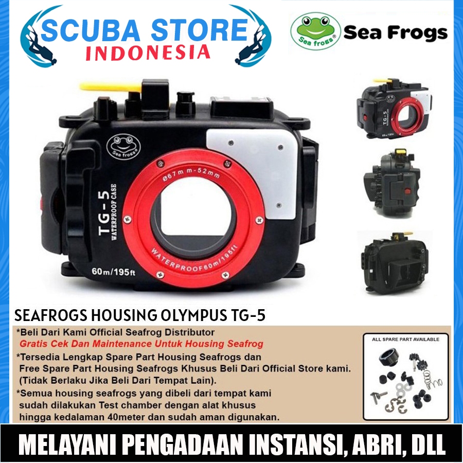 Undewater Housing Camera Tg-5 Seafrogs Tg5 For Olympus Sea Frogs Case Kamera Waterproof Photography