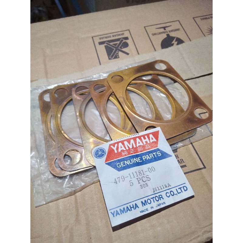 paking blok head atas yamaha Rs125 Original japan nos