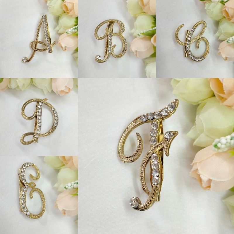 Bros / Bros hijab / Bros huruf / Bros latin / Bros inisial huruf / Bros hijab KOREAN PREMIUM TERBARU