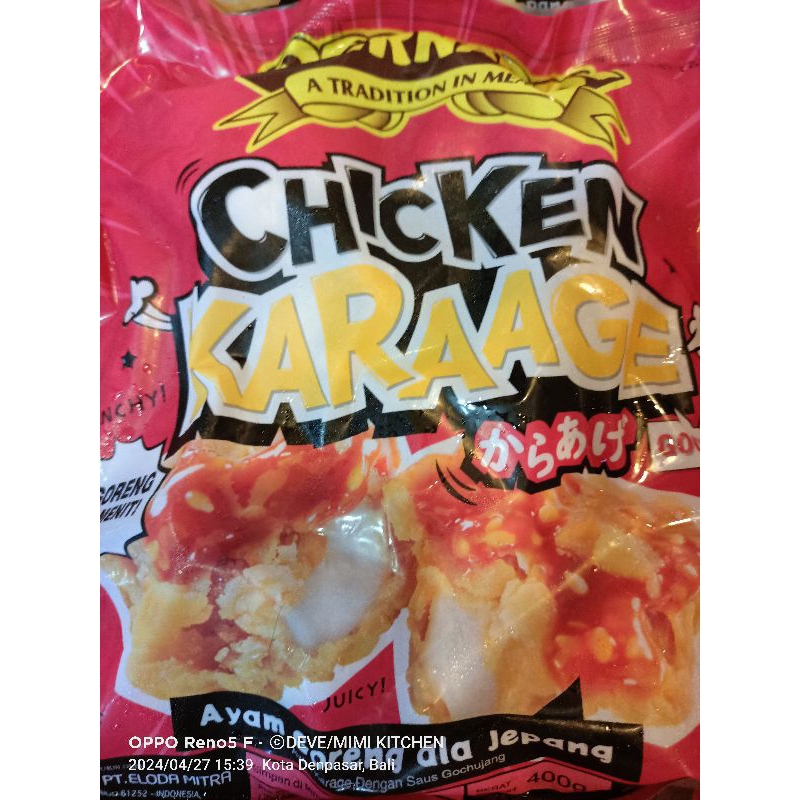 

Bernardi CHICKEN KAARAGE SAOS GOCHUJANG 400GR