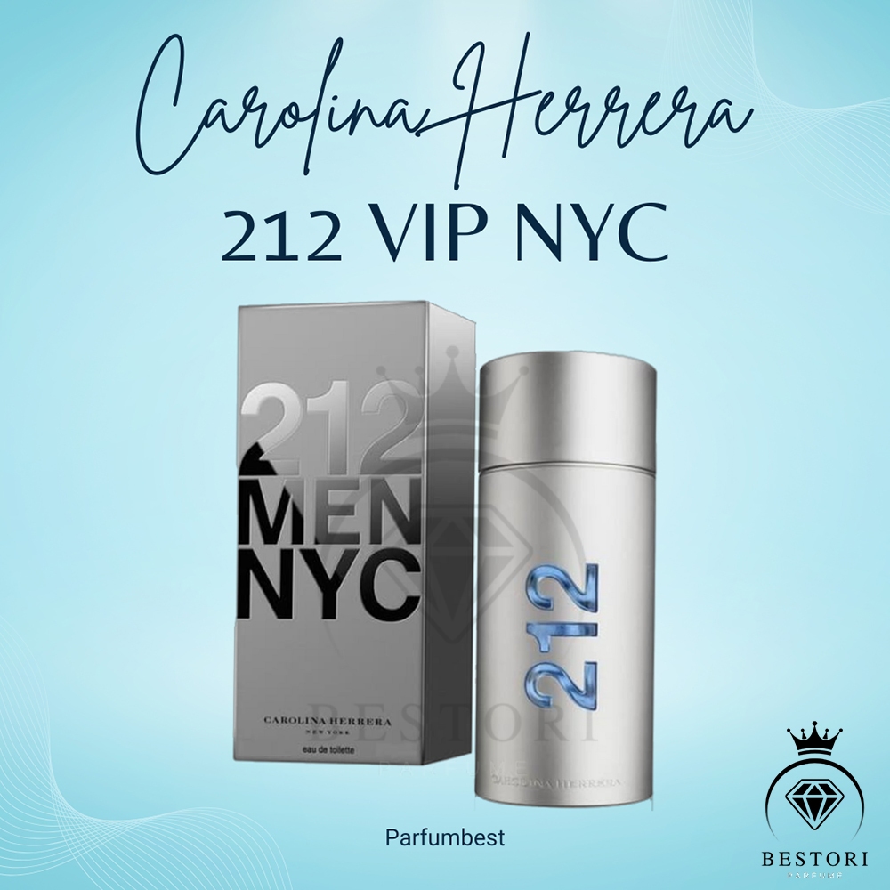 Parfume Carolina Herrera 212 NYC Men Asli - Original Terbaik