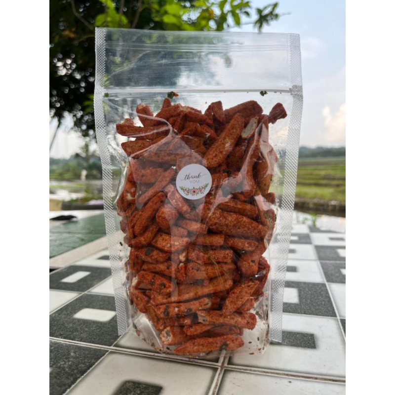 

Camilan Snack Jajan - BASRENG PEDAS DAUN JERUK 250 GRAM