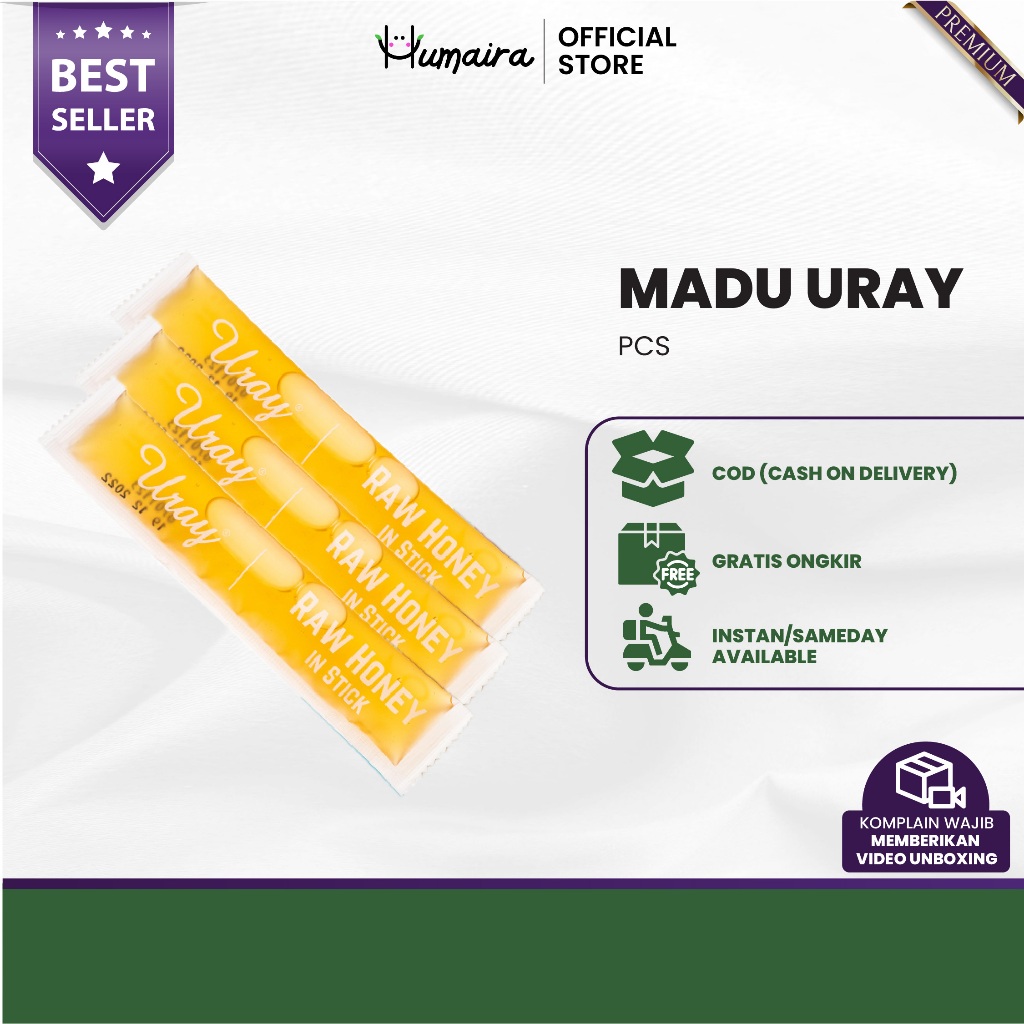 

Madu Uray Sachet Pcs - Madu Asli - Raw Honey