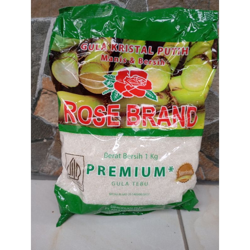 

Gula Pasir Putih 1 Kg Rose brand