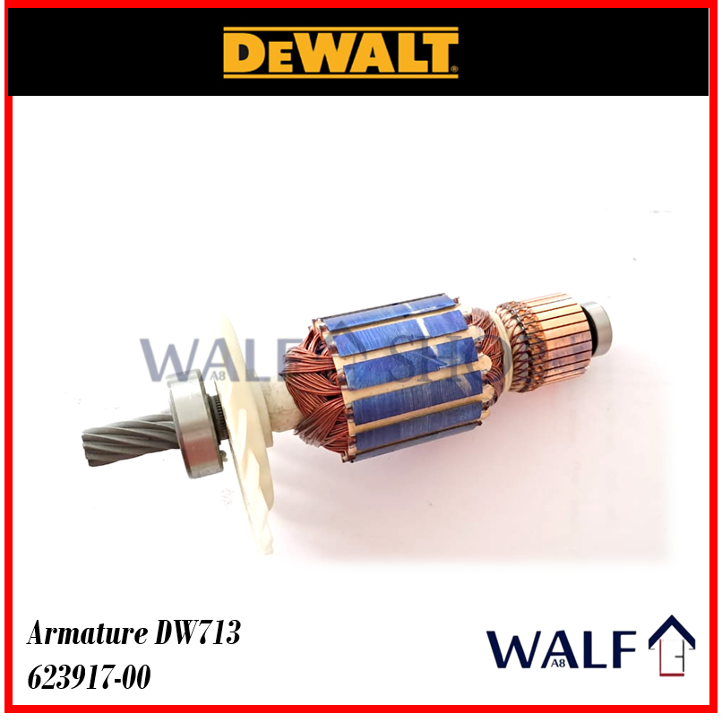 Armature untuk Mesin Dewalt DW713 | 623917-00 Asli