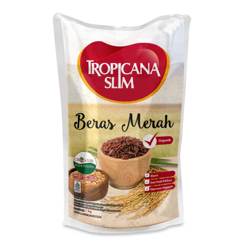 

Tropicana Slim Beras Merah Organik 1 kg - Beras Merah Pulen Tinggi Serat