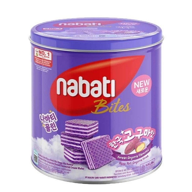 

Wafer kaleng Nabati Goguma 287gr, Ready Stock Delivery Sameday Jogja