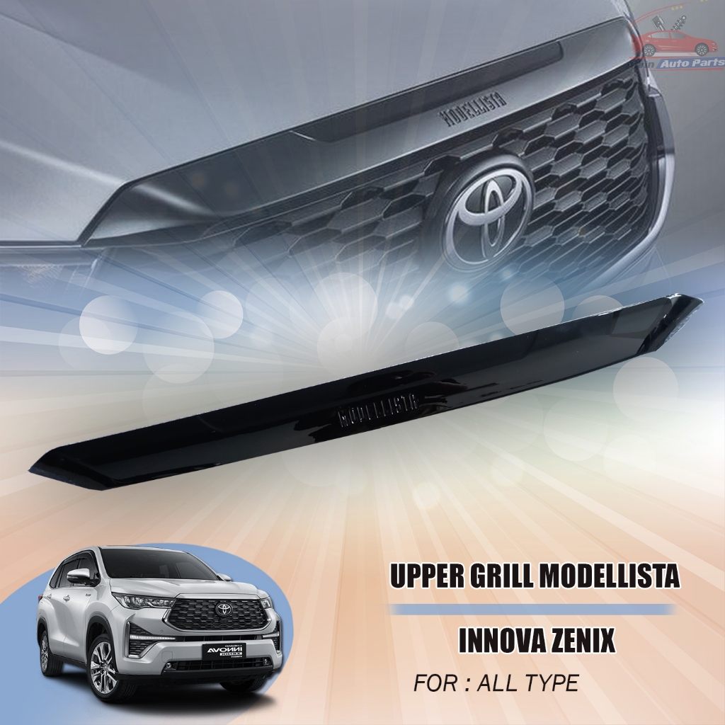 UPPER GRILL INNOVA ZENIX MODELISTA / LIST GRILL INNOVA ZENIX / ACCESSORIES INNOVA ZENIX