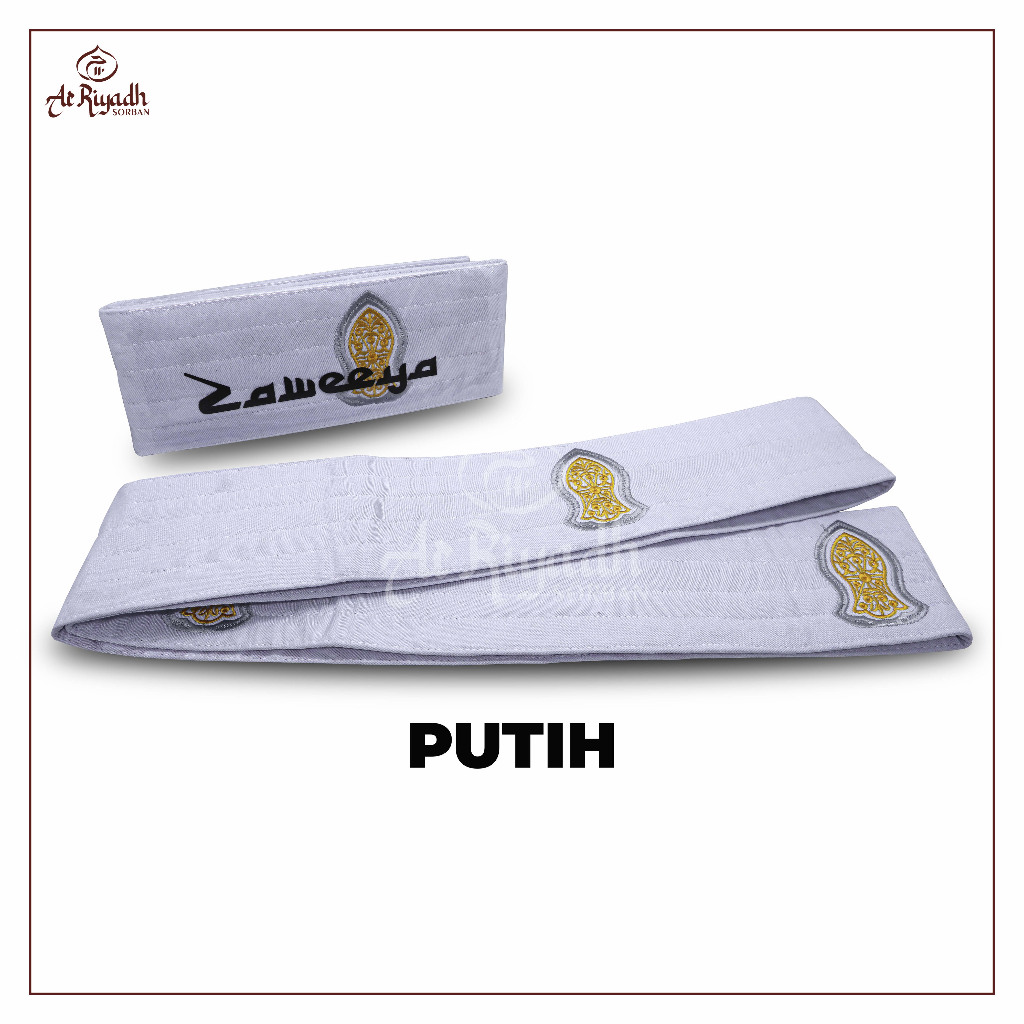 Habwa ZAWEEYA Sabuk Duduk Warna Motif Terompah