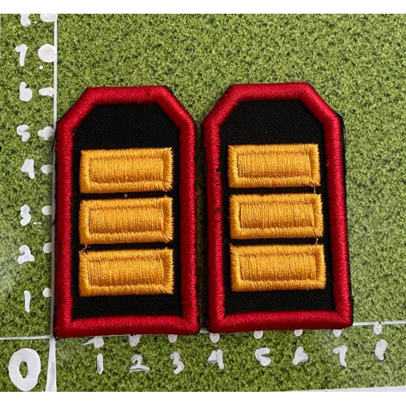 Bordir Timbul Pangkat Polri