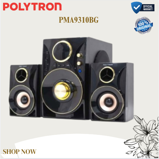 POLYTRON Bluetooth Speaker Multimedia PMA9310BG/PMA-9310BG/PMA 9310BG/POLYTRON GARANSI ORIGINAL