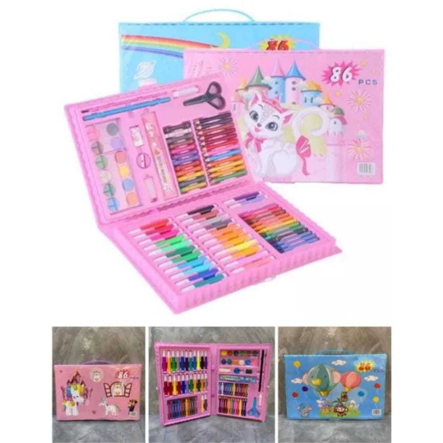 

SET CRAYON 86 // ART SET PASTEL CRAYON 86
