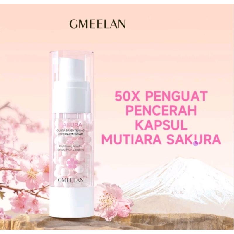 Gmeelan Sakura Gluta Brightening Underarm Cream 30g