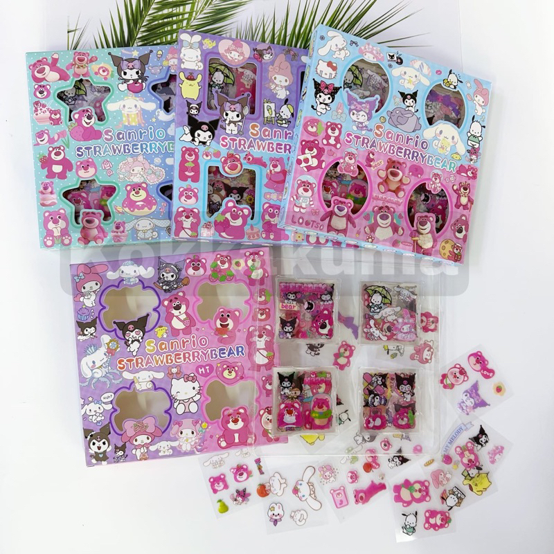 

( LLM ) SANRIO X STRAWBERRY BEAR LOTSO Sticker Box 2D