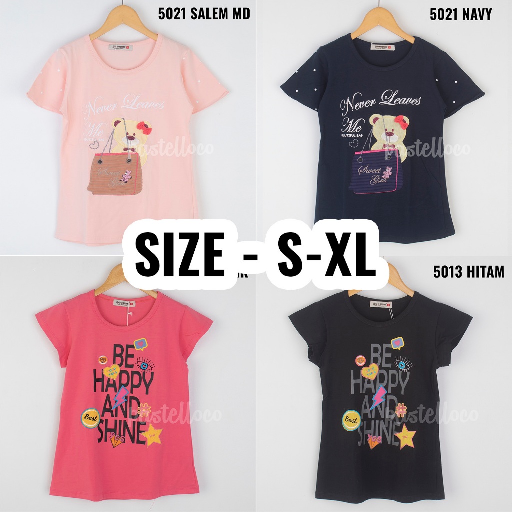 SML GEENEE KAOS ANAK PEREMPUAN LENGAN PENDEK 5013