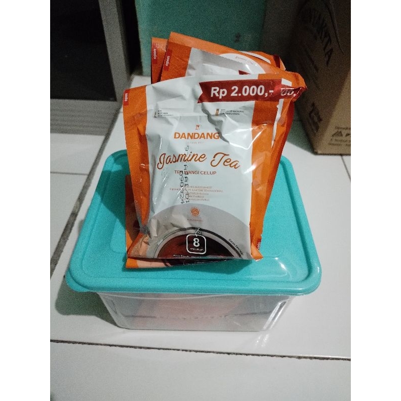 

Teh dandang sachet 20x8 bag free wadah