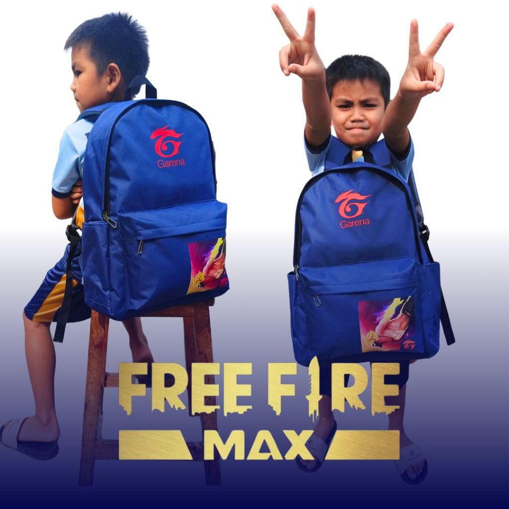Ransel Sekolah Anak Laki Laki FF Garena Tas sekolah