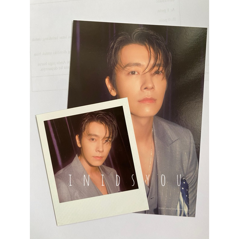 Official Polaroid & A4 Poster Donghae Super Junior Season Greeting 2021