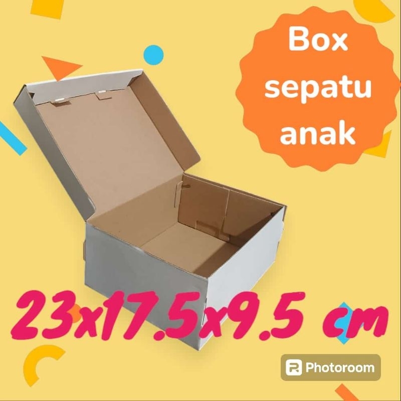 

BOX SEPATU ANAK SIZE 23 X 17,5 X 9,5 CM I DUS ANAK I KARDUS SEPATU ANAK I BOX SEPATU POLOS I DUS SEPATU ANAK I BOX SEPATU MURAH I SHOES BOX I INNER BOX ANAK I BOX KIDS I BOX SENDAL ANAK I DUS SENDAL ANAK I KARDUS SENDAL ANAK I BOX SEPATU PUTIH