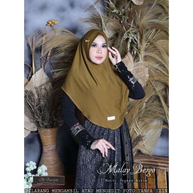 836 MALVIN M JILBAB AL FAEZYA MALAY BARU OVAL JERSEY AIRIS DEX STANDART/HIJAB AF ALFAEZYA DEX ORIGIN