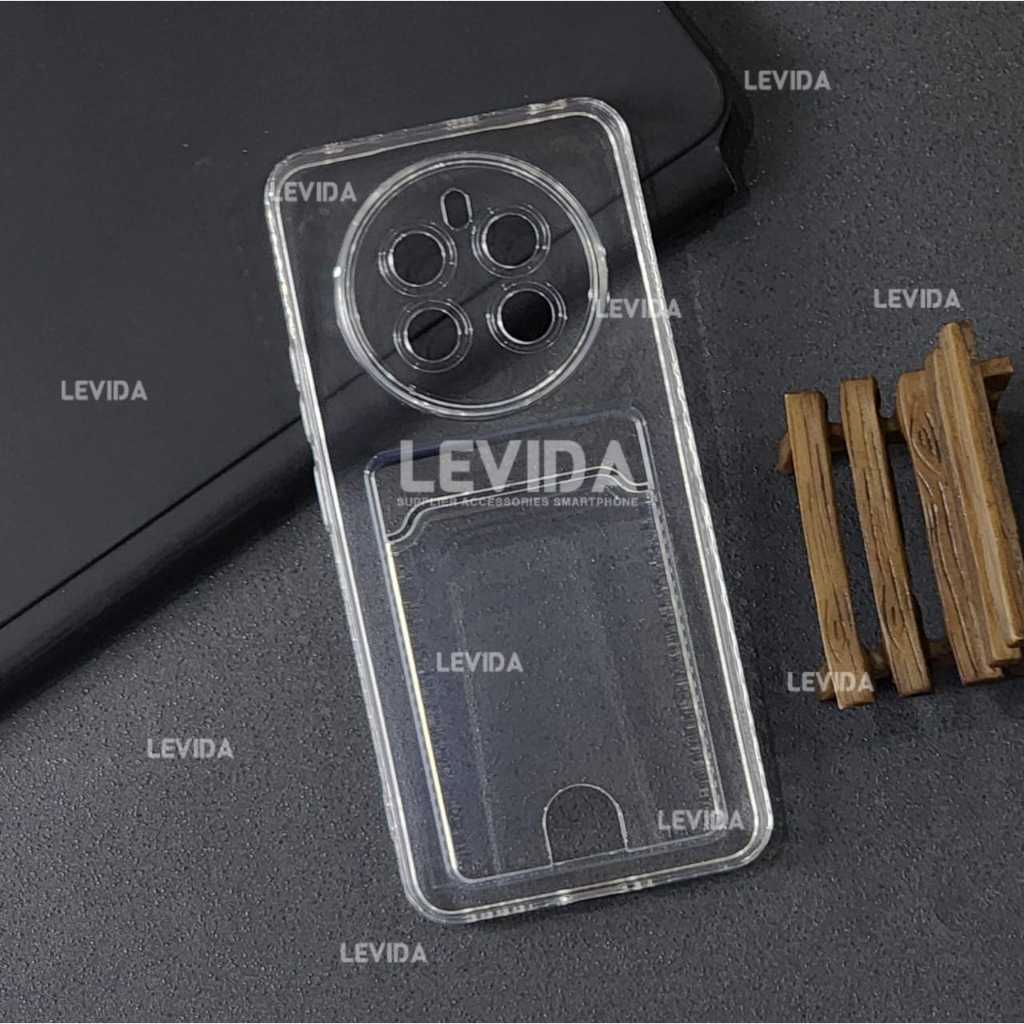 Case Slot Kartu / Card Case Bening Realme 12 Pro Plus