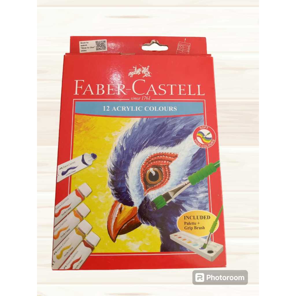 

ACRYLIC COLOURS 12 FABER-CASTELL