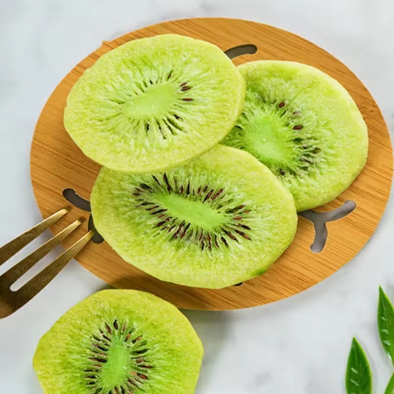 

QH Kripik Kiwi Freeze Dried - Keripik Kiwi Kering Berkualitas - Cemilan Keripik Buah Kiwi Sehat
