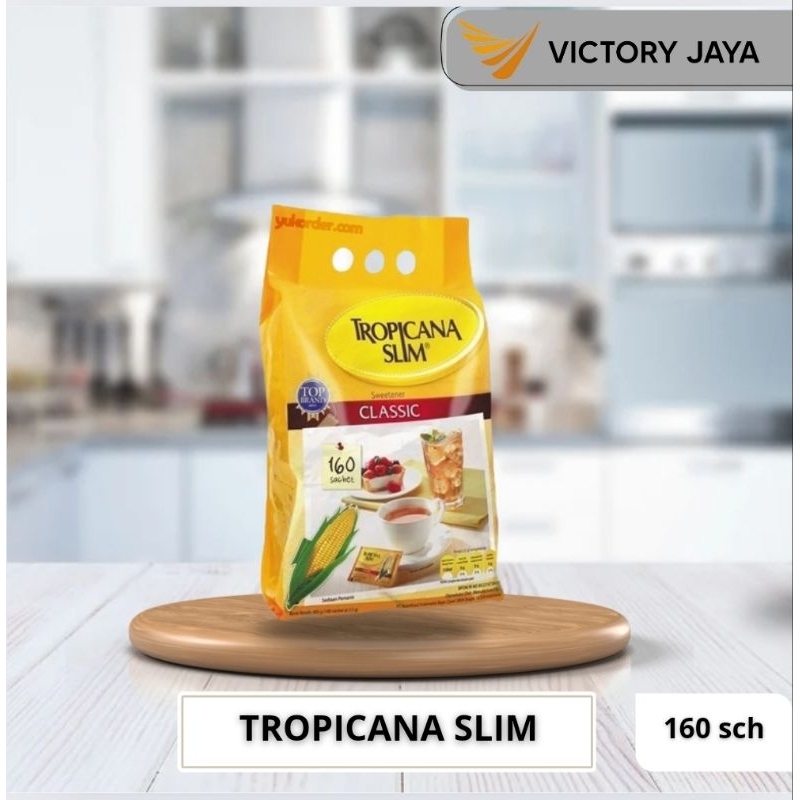 

TROPICANA SLIM CLASSIC ISI 160 sachet Gula Jagung Rendah Kalori GULA DIET TROPICANA SLIM CLASSIC