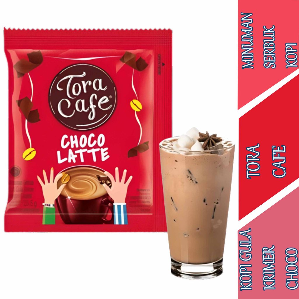 

Minuman Coffee Choco Latte - Tora Bika - Minuman Serbuk Kopi - 1 Renceng