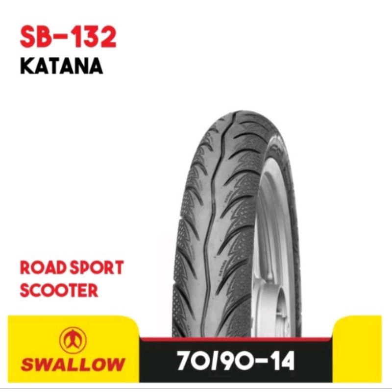 BAN LUAR TUBELESS SWALLOW 70/90-14