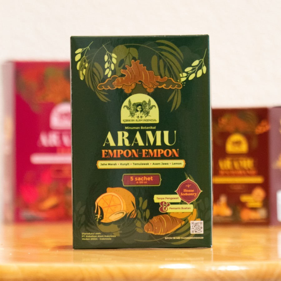 

ARAMU - Minuman Botanikal Aramu Empon Empon isi 5 Sachet 100ml