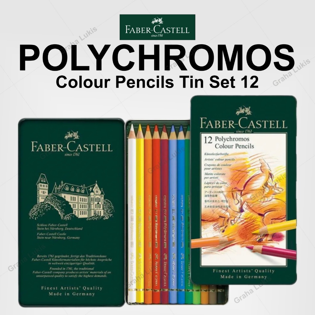 

Faber-Castell Polychromos Pencil 12 Tin