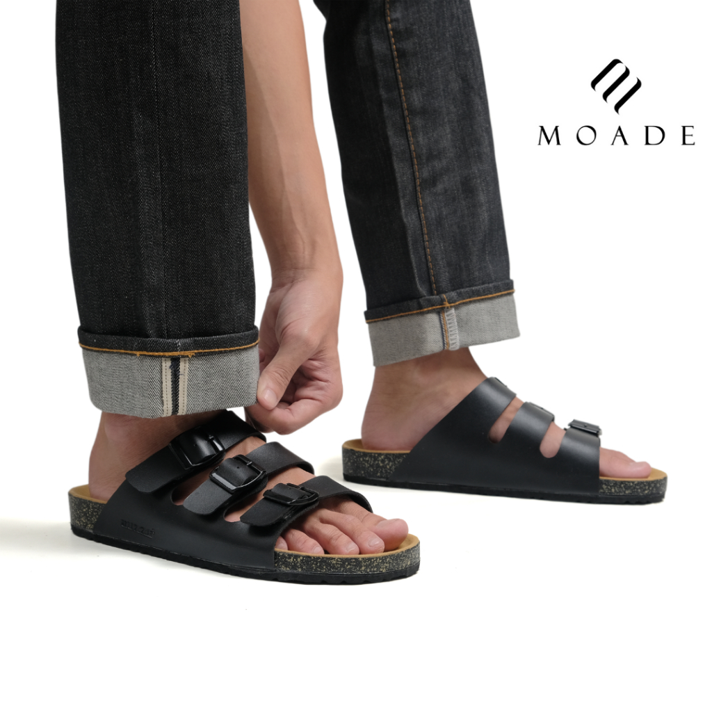 Moade Sandal Slide Vintage Casual Pria