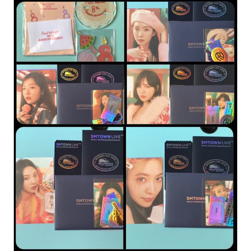 ar ticket only smcu acrylic 8th anniversary red velvet
