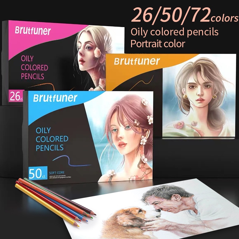 

COD Brutfuner Oily Pencil Soft Core Pensil Warna Brutfuner Edisi Soft Core Berkualitas