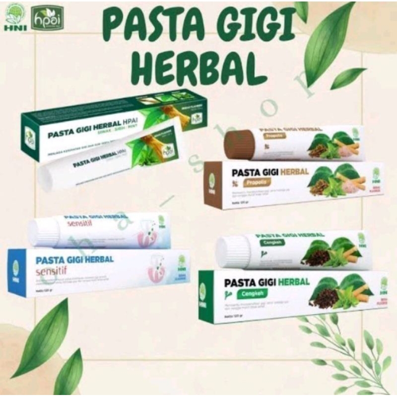 PASTA GIGI Herbal HNI HPAI -PGH Cengkeh - PGH Sensitif - PGH Siwak - PGH Propolis