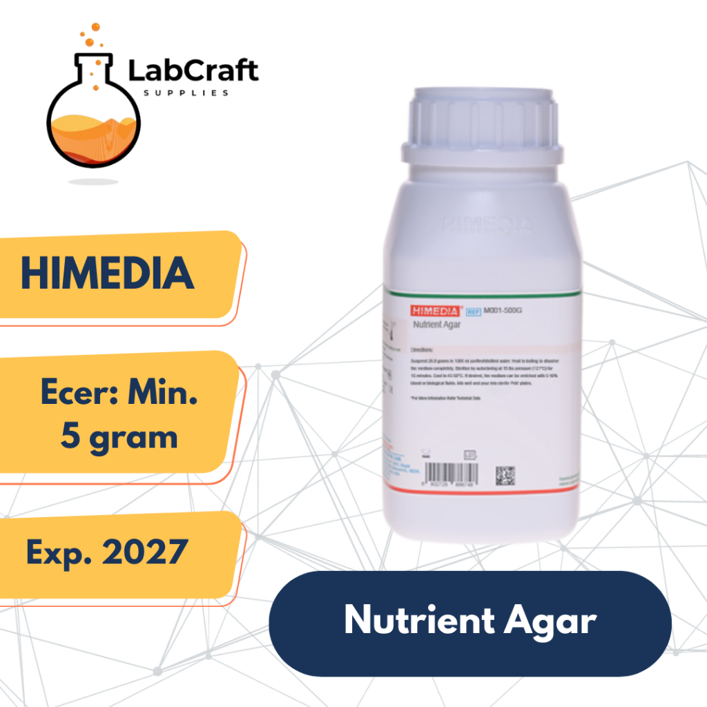 Media Nutrient Agar Himedia Ecer per gram (min. 5 gram)
