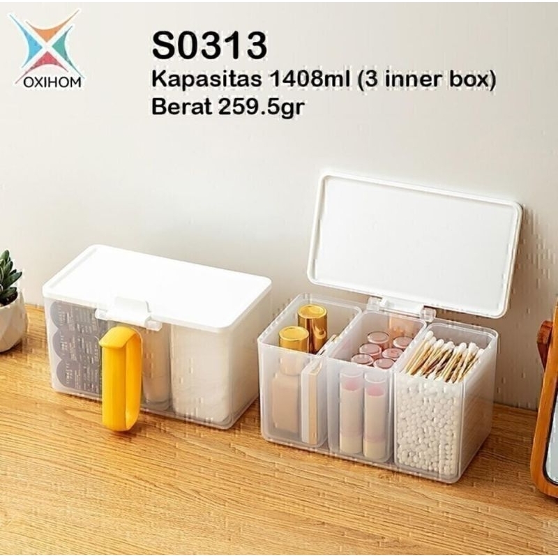 Toples plastik bening tempat bumbu dapur