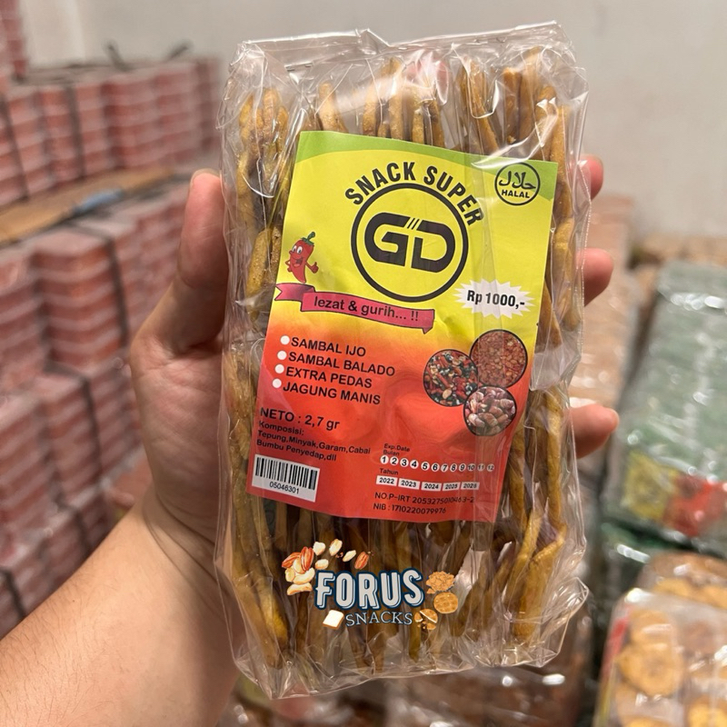 

GD Kripik Keripik Pisang Crispy Snack ORI Asin MURAH 1 Pack isi 12 Pcs NAGIH