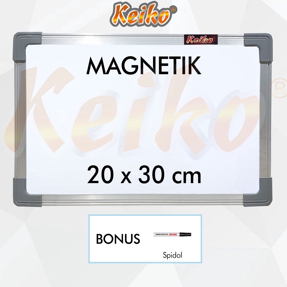 

KODE I8M8 Papan Tulis Whiteboard White Board Gantung Magnet Single Face Keiko 2 x 3 cm