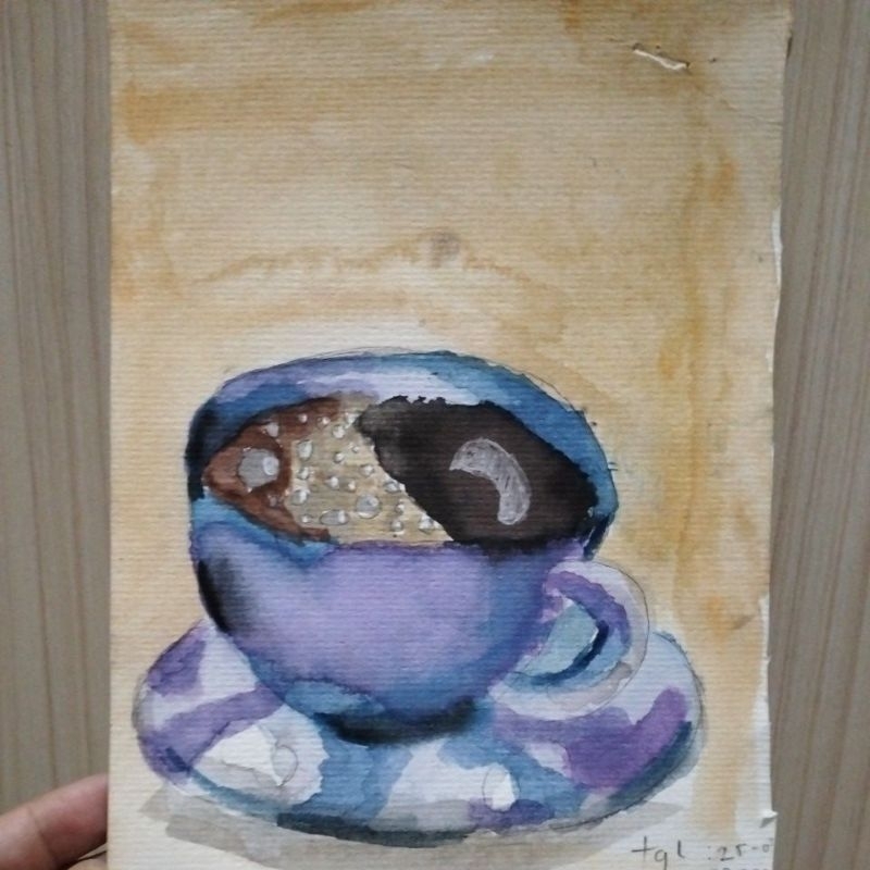 

Gambar water color (karya anak SD)