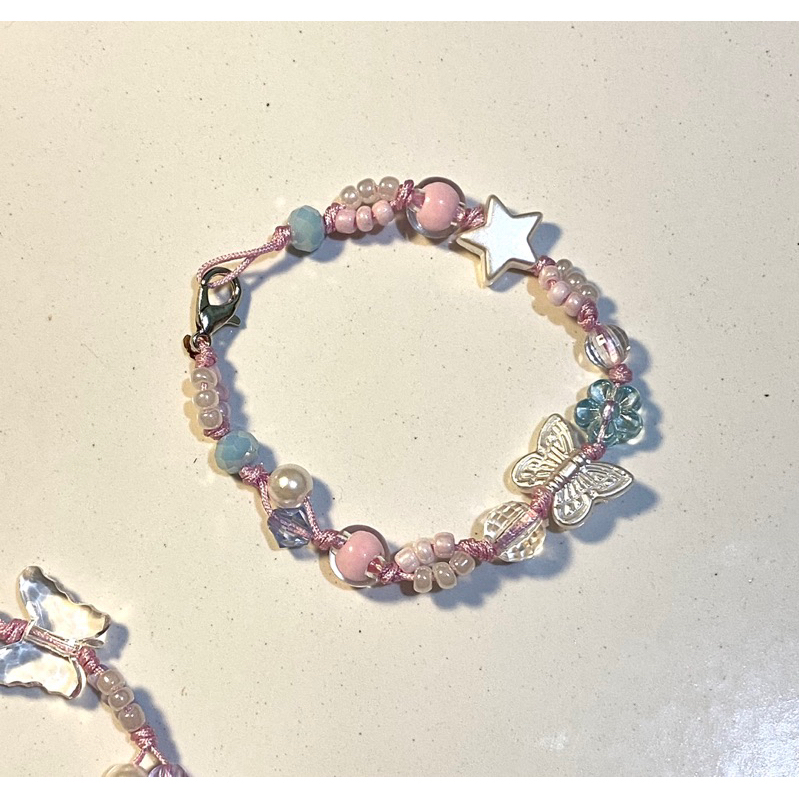 AURORA - GELANG TALI PASTEL | gelang tali giok | bracelet beads tali | gelang manik lucu | gelang ta