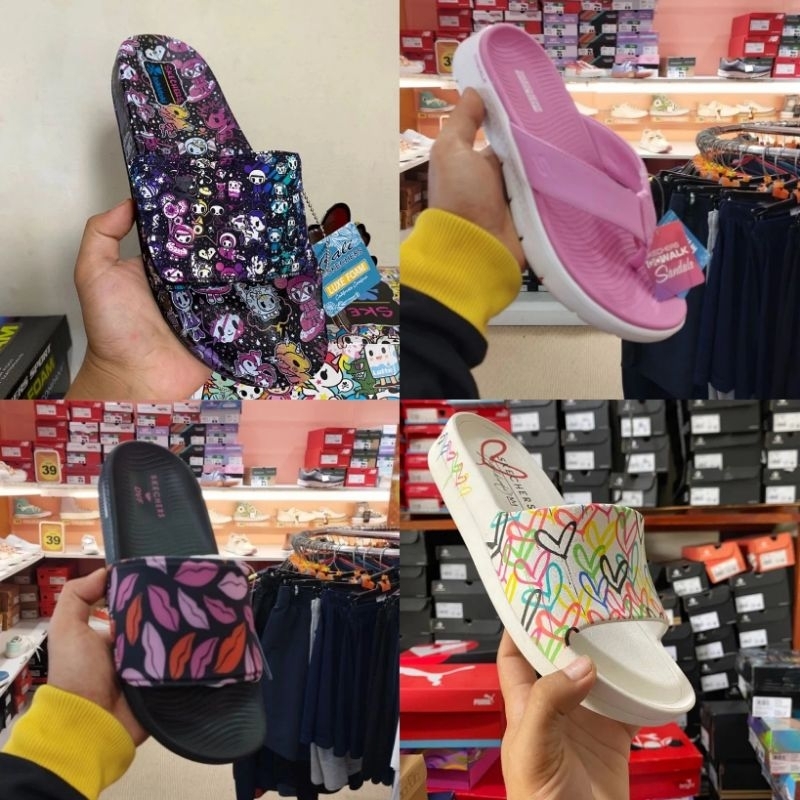 Sendal Sandal Skechers Original Wanita Women