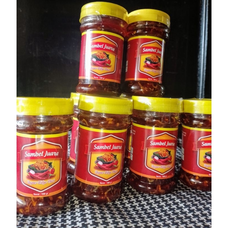 

Sambel juara/Sambel Teri Medan/Sambel Enak pedes/Halal/ 150gr