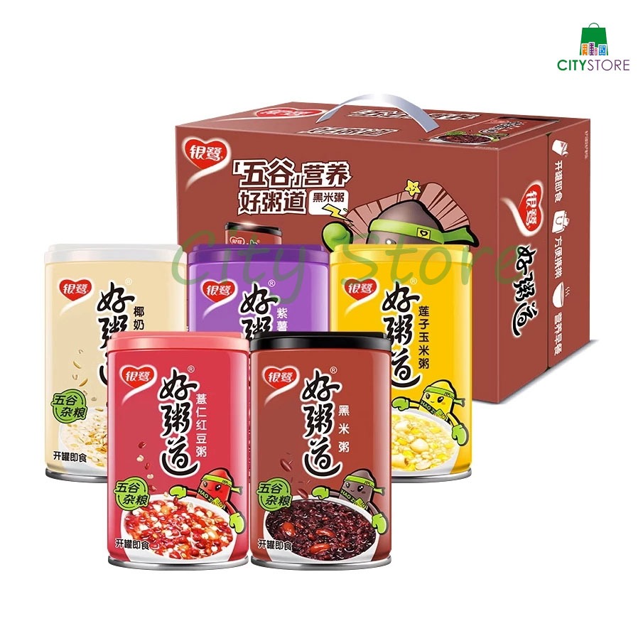 

Yinlu 5 Colour Eight Treasure Porridge (Sweet) 280g 银鹭八宝粥好粥道