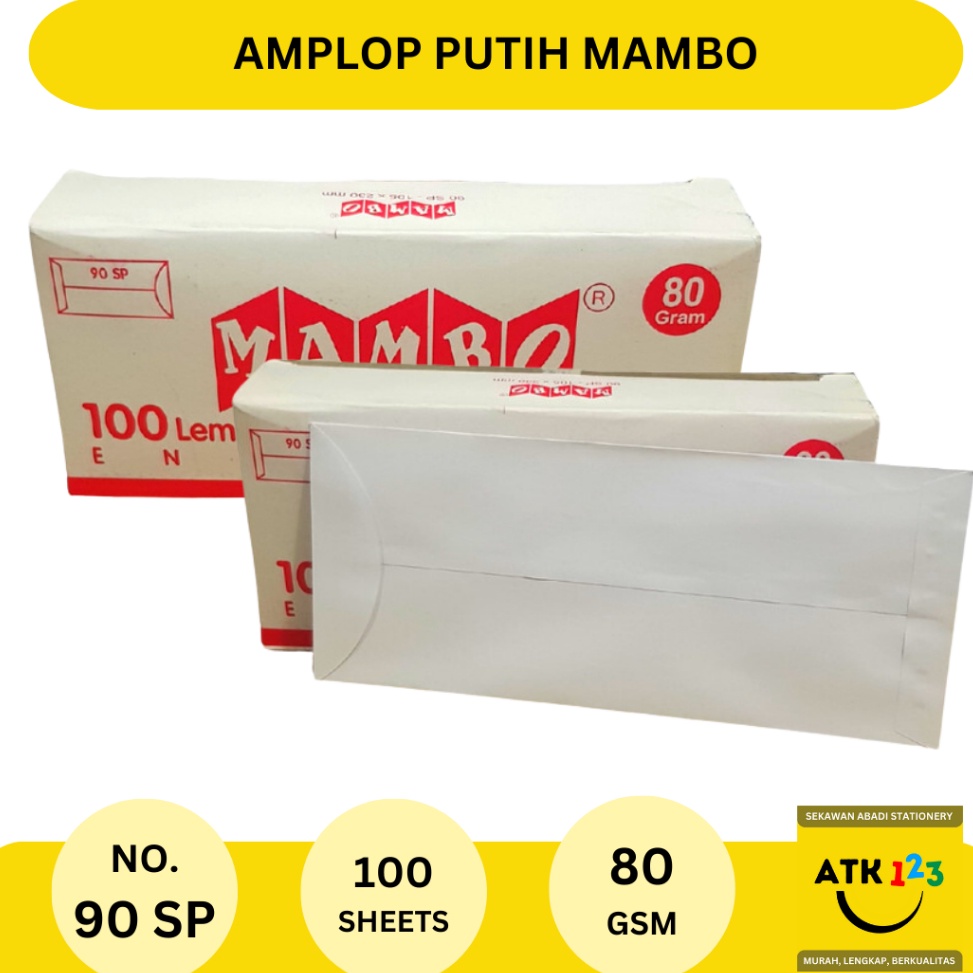 

KODE B29X Amplop Putih 9 SP 15x23mm 8 gram Mambo Buka Samping