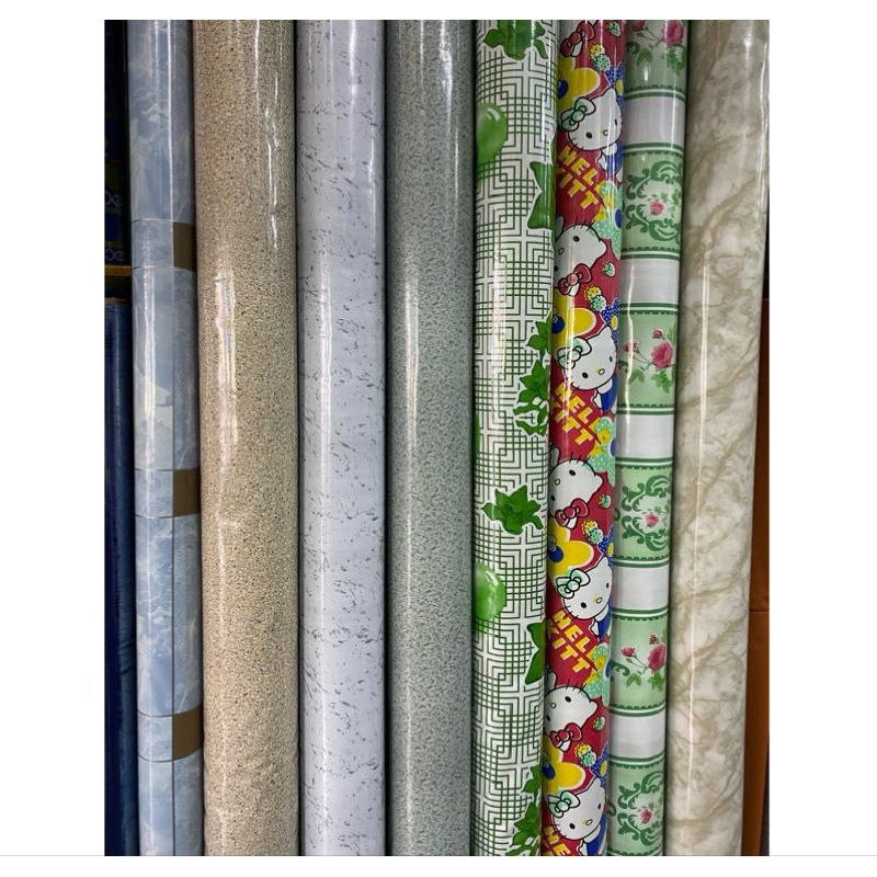 (Meteran) Karpet Lantai/ meja Tipis Lebar Bidang 1.2 x 1 Meter motif Random